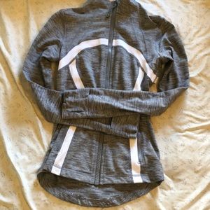 Lululemon define jacket grey and white